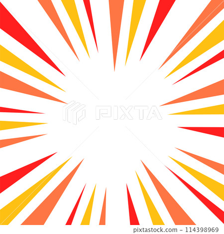 Colorful concentration line illustration material Colorful concentration line illustration material 114398969