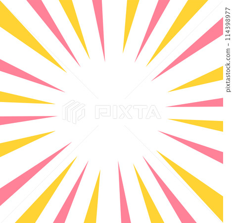 Colorful concentration line illustration material Colorful concentration line illustration material 114398977