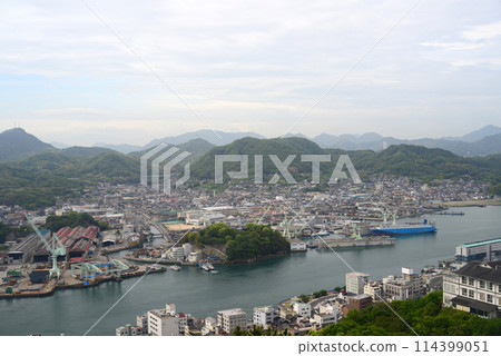 View of Mukojima from the observation deck at the top of Onomichi Senkoji Temple -5 114399051