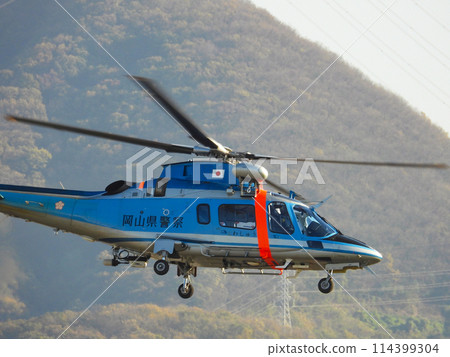 飛行的警用直升機 114399304