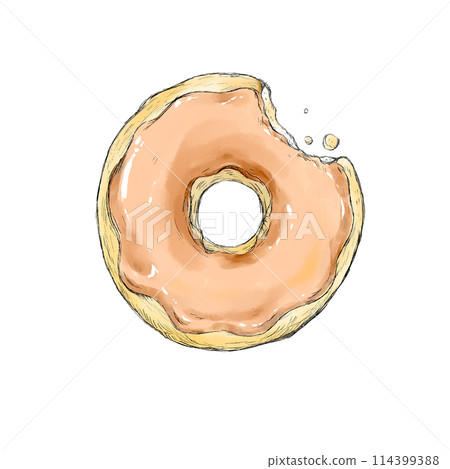 美味的手繪甜甜圈 114399388