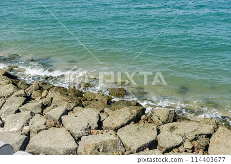 檳城島的海岸風光 114403677