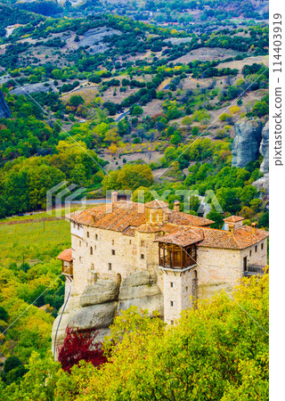 Monastery in Meteora, Greece Monastery in Meteora, Greece 114403919