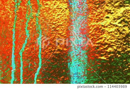 Wavy texture. Glowing wavy ribbed steel surface. Changed color scheme on an abstract background. Wavy texture. Glowing wavy ribbed steel surface. Changed color scheme on an abstract background. 114403989