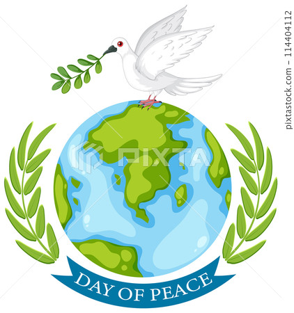 Global Peace Day Vector Illustration 114404112