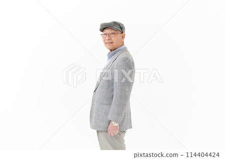 高級男性風景肖像 114404424