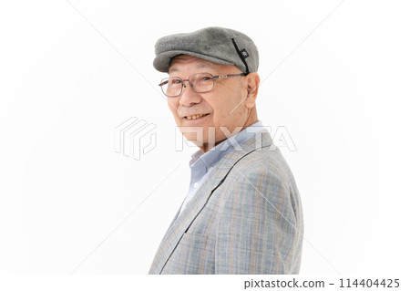 高級男性風景肖像 114404425