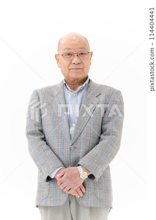 Senior man portrait 114404441