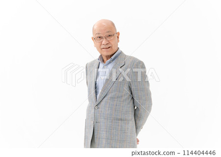 Senior man portrait Senior man portrait 114404446