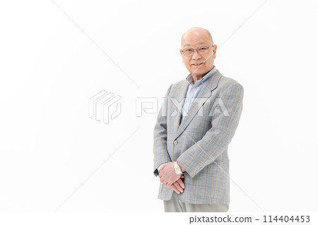 Senior man portrait Senior man portrait 114404453