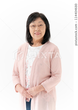 高級女性肖像垂直 114404680