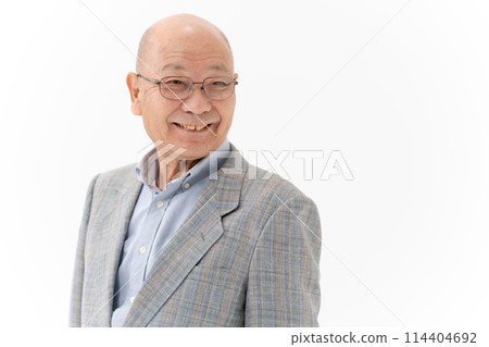 Senior man portrait 114404692