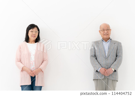 Senior couple friend 114404752