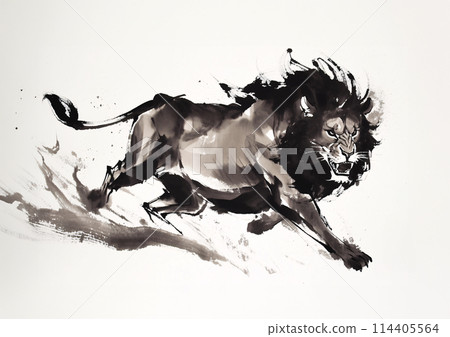 獅子墨畫 114405564