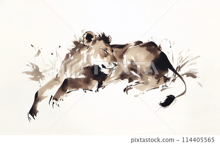 獅子墨畫 獅子墨畫 114405565