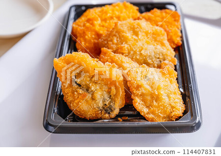 Fries in a tray Fries in a tray 114407831