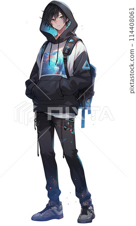 連帽衛衣男生帥氣 114408061
