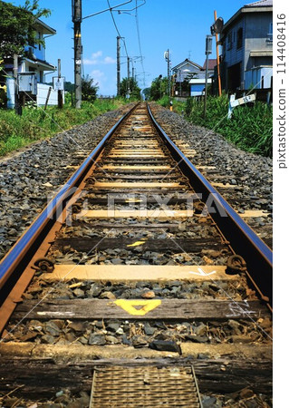 Nara Sakurai Line tracks near Ogami Shrine 114408416