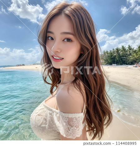 Beach Gravure Beach Gravure 114408995