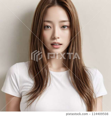 一個大胸女孩的形象 114409508