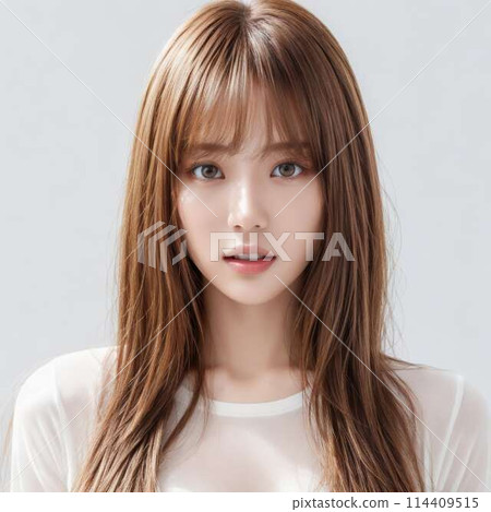 一個大胸女孩的形象 114409515