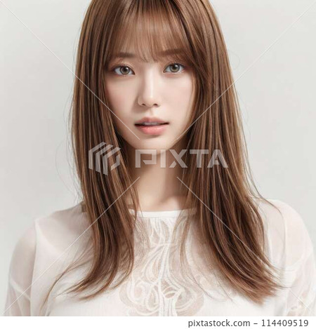 一個大胸女孩的形象 114409519