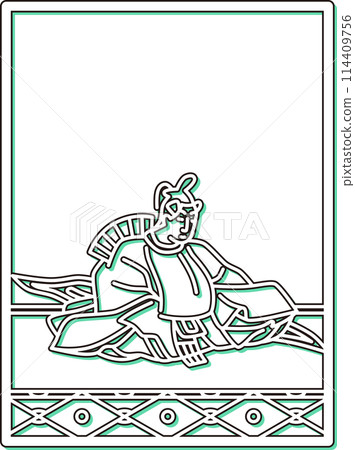 簡單的彩色陰影百人一州議員等 簡單的彩色陰影百人一州議員等 114409756