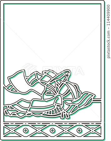 簡約色影百人一書二條贊岐 114409900