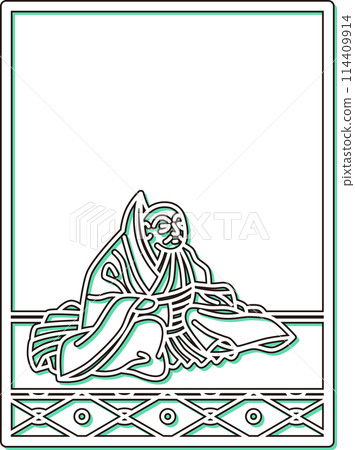 Simple Color Shadow Hyakunin Isshu - Toshie Hoshi Simple Color Shadow Hyakunin Isshu - Toshie Hoshi 114409914