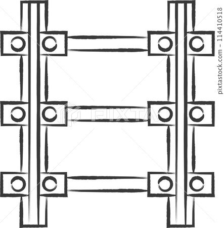 Hand-drawn station related icon illustrations - Line Hand-drawn station related icon illustrations - Line 114410518