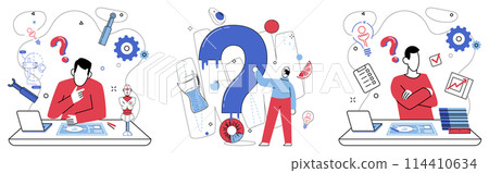 Brainstorming session vector illustration. In laboratory thought, brainstorming session concocts elixir breakthrough ideas The brainstorming session is compass guiding ship projects through sea Brainstorming session vector illustration. In laboratory thought, brainstorming session concocts elixir breakthrough ideas The brainstorming session is compass guiding ship projects through sea 114410634