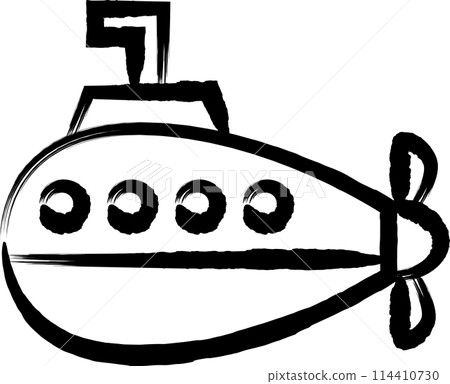 刷寫車輛圖示圖潛水艇 114410730
