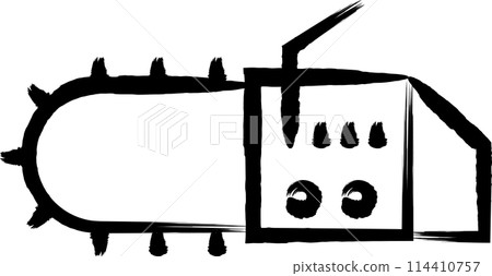 Brush-writing tool icon: Electric saw Brush-writing tool icon: Electric saw 114410757