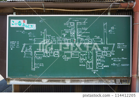 Guide maps installed in tourist areas 114412205