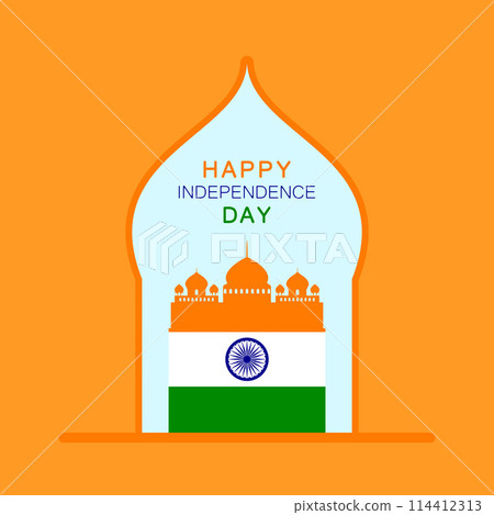 Happy Independence Day of India. Happy Independence Day of India. 114412313