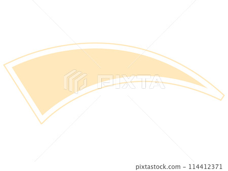 Yellow curved header frame Yellow curved header frame 114412371