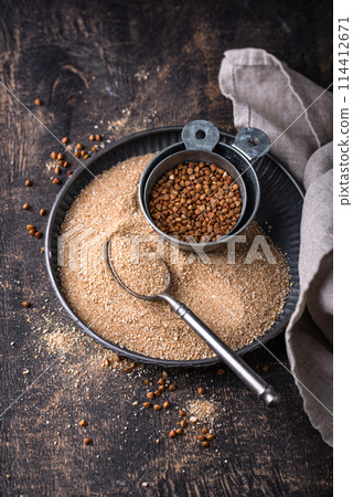 Gluten free healthy organic buckwheat flour Gluten free healthy organic buckwheat flour 114412671