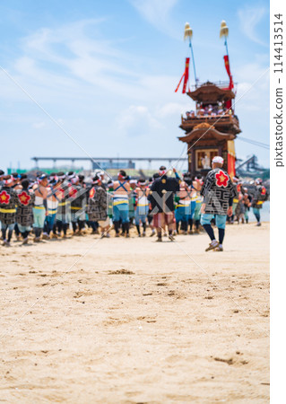 龜崎潮日節最大看點，拉下的海灘（愛知縣半田市） 114413514