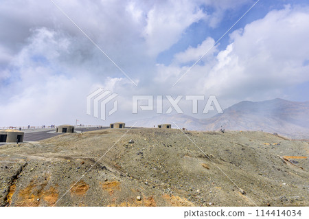 Mount Aso - Path to the Nakadake Crater (Around Mount Aso and the Aso Crater) Mount Aso - Path to the Nakadake Crater (Around Mount Aso and the Aso Crater) 114414034