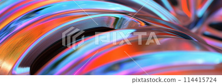 Vibrant multicolored streaks with a glossy finish suitable for dynamic abstract wallpapers. Vibrant multicolored streaks with a glossy finish suitable for dynamic abstract wallpapers. 114415724