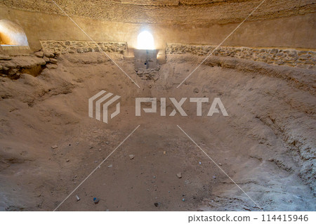 Interior View of Ancient Yakhchal in Yazd, Iran. Interior View of Ancient Yakhchal in Yazd, Iran. 114415946