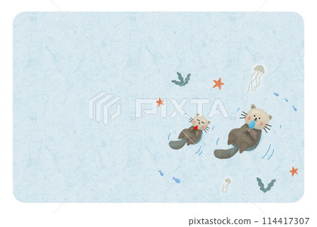 海獺夏日問候 114417307