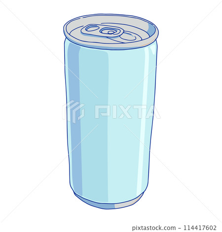 Simple hand-drawn illustration of a can 114417602