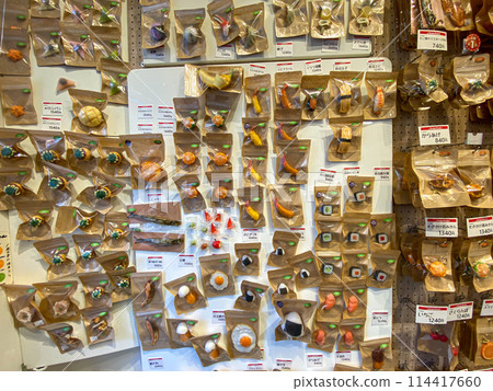 Food samples are very popular with foreign tourists Food samples are very popular with foreign tourists 114417660