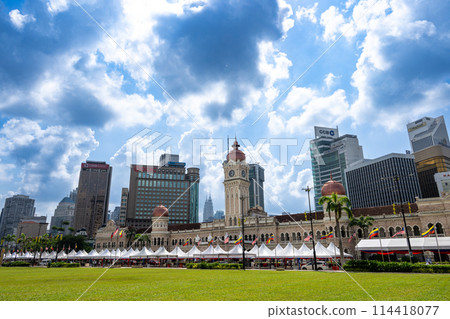 Malaysia, Merdeka Square and Sultan Abdul Samad Building 114418077