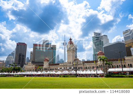 Malaysia, Merdeka Square and Sultan Abdul Samad Building 114418080