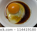 Raw egg  114419180