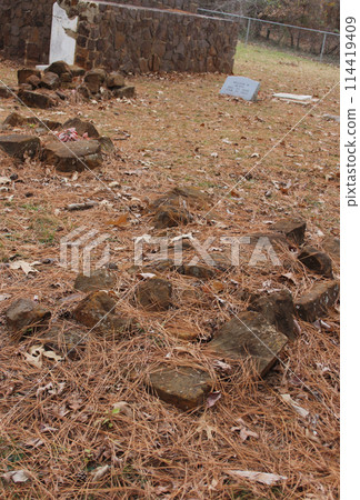 Killough Monument and Cemetery During Rain Located Near Bullard TX 114419409