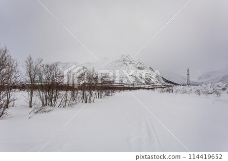 Hibiny mountains, springtime at Russian Nord, sunshine 114419652