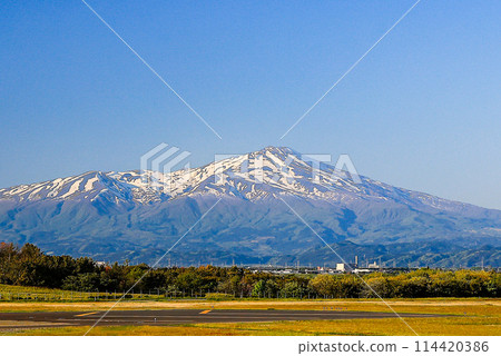 從莊內機場看到的鳥海山 114420386